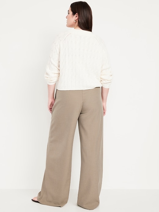 Image number 7 showing, Extra High-Waisted Super Wide-Leg Pants