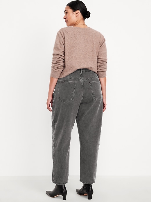Image number 7 showing, High-Waisted Barrel Ankle Jeans