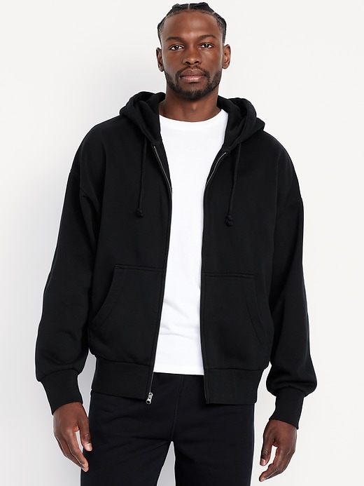 Image number 1 showing, Oversized Heavyweight Zip Hoodie