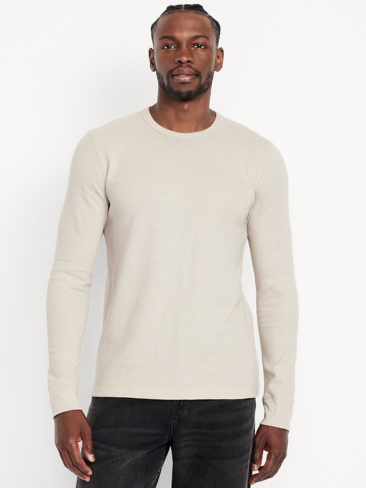 Image number 1 showing, Waffle-Knit T-Shirt