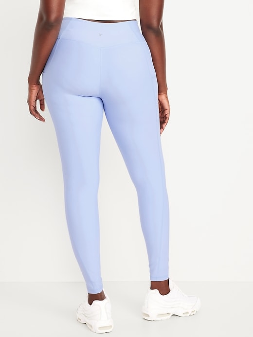 L'image numéro 5 présente Legging PowerSoft à poche à taille haute pleine longueur