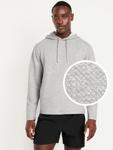 Recharge Fleece Pullover Hoodie - Light Gray