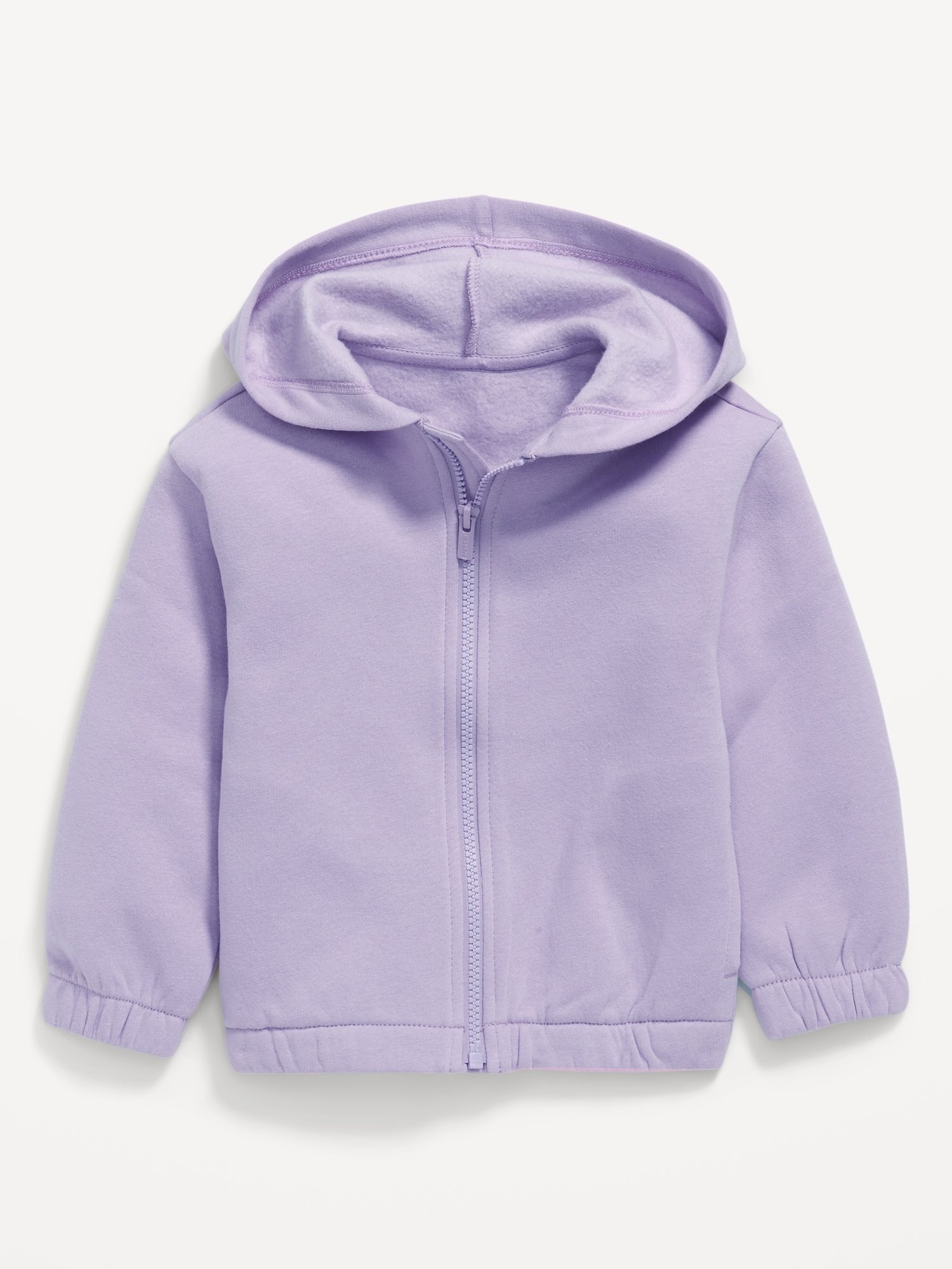 Veste à capuchon en molleton pour toute-petite fille