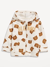 Image number 1 showing, Printed Logo-Graphic Zip Hoodie for Baby