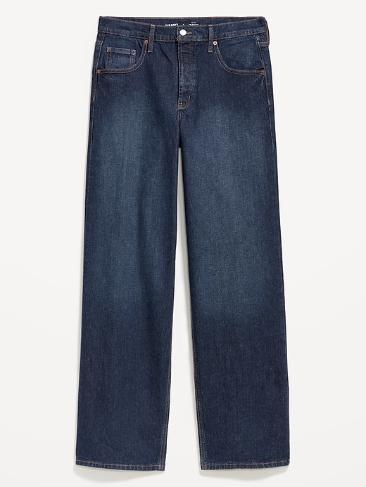 Image number 8 showing, Mid-Rise Slouchy Wide-Leg Jeans
