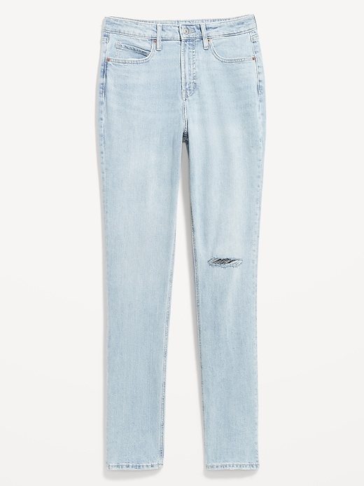 Image number 7 showing, Curvy Extra High-Waisted Straight Jeans