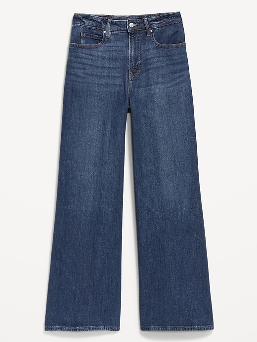 Image number 5 showing, Extra High-Waisted Super Wide-Leg Jeans