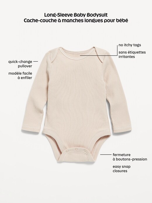 Image number 3 showing, Long-Sleeve Graphic Bodysuit for Baby