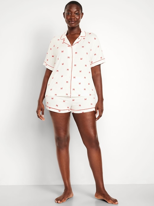 L'image numéro 5 présente Ensemble short en tricot de jersey Grasse matinée