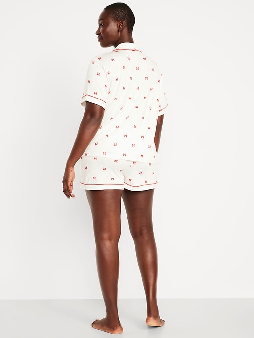 L'image numéro 6 présente Ensemble short en tricot de jersey Grasse matinée