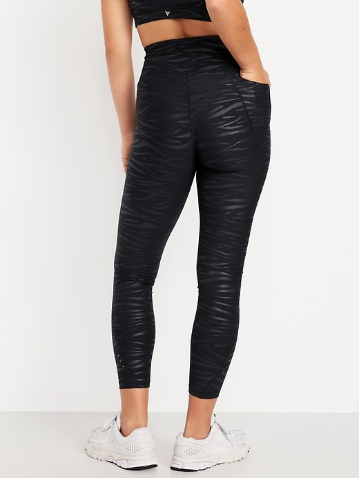 Image number 5 showing, High-Waisted PowerSoft Train 7/8 Run Leggings