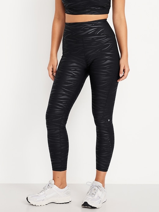Image number 4 showing, High-Waisted PowerSoft Train 7/8 Run Leggings