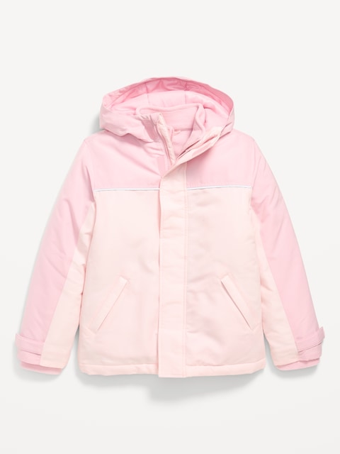 Manteau d’hiver 2-en-1 hydrorésistant pour fille