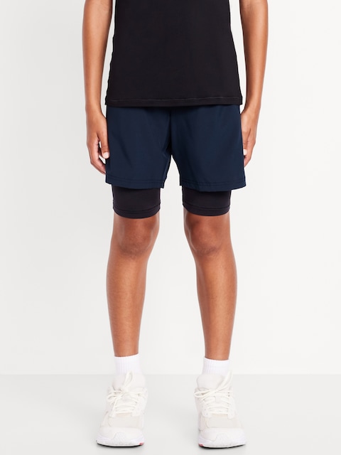 UltraBase Base Layer Shorts for Boys - Black Jack