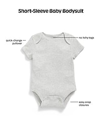 Image number 3 showing, Unisex Rib-Knit Bodysuit for Baby