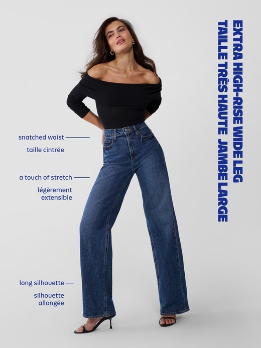 L'image numéro 5 présente Jean matelot à jambe large et à taille très haute
