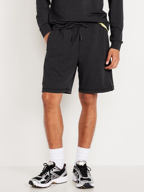 Recharge Knit Shorts -- 7-inch inseam - Black Heather 