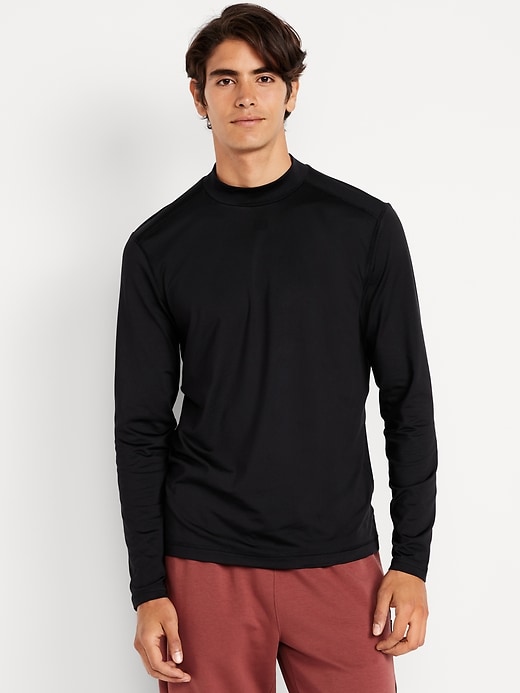 Image number 1 showing, Mock-Neck Long-Sleeve Baselayer Top