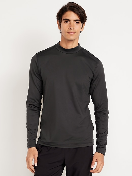 Image number 1 showing, Mock-Neck Long-Sleeve Baselayer Top