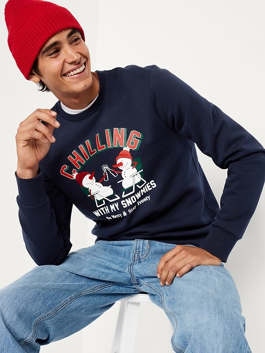 Image number 3 showing, Holiday-Graphic Sweatshirt