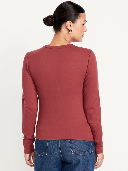 Image number 5 showing, Snug Long-Sleeve Crew-Neck T-Shirt