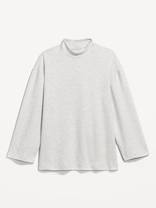 Image number 4 showing, Cozy Mock-Neck Tunic Sweater
