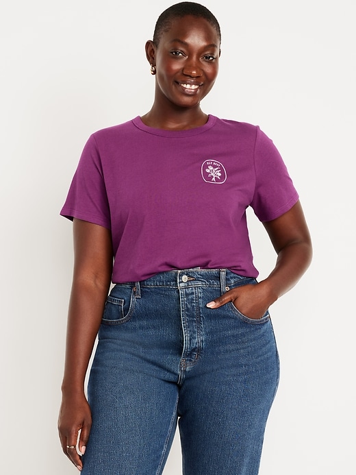 Image number 5 showing, EveryWear Crew-Neck Logo-Graphic T-Shirt
