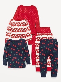 Image number 2 showing, Snug-Fit Printed Pajama 6-Piece for Toddler & Baby