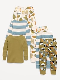Image number 2 showing, Snug-Fit Printed Pajama 6-Piece for Toddler & Baby
