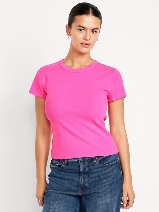 Image number 4 showing, Snug Crop T-Shirt