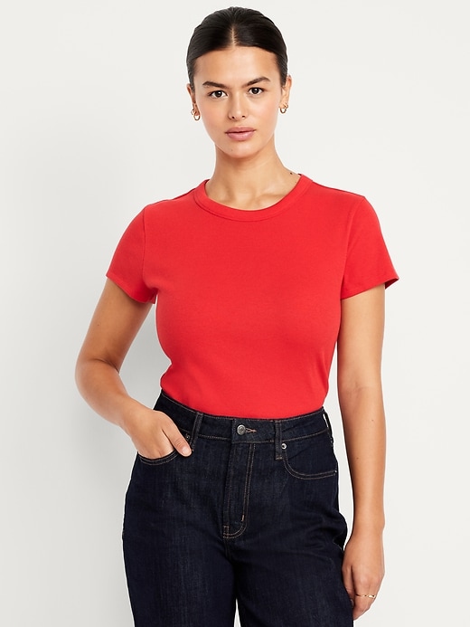 Image number 4 showing, Snug Crop T-Shirt
