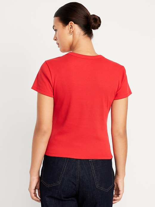 Image number 5 showing, Snug Crop T-Shirt