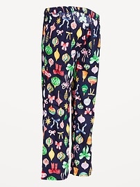 L'image numéro 2 présente Pantalon de pyjama en flanelle à imprimé de maternité