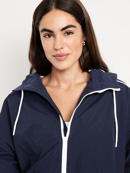 Image number 4 showing, Hooded Zip Windbreaker