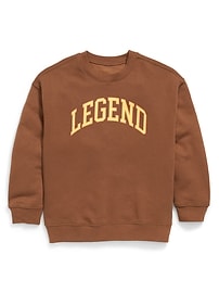 Image number 2 showing, Favorite Fleece Oversized Graphic Fleece Sweatshirt for Boys