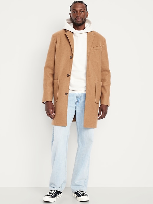 Image number 1 showing, Brushed Topcoat