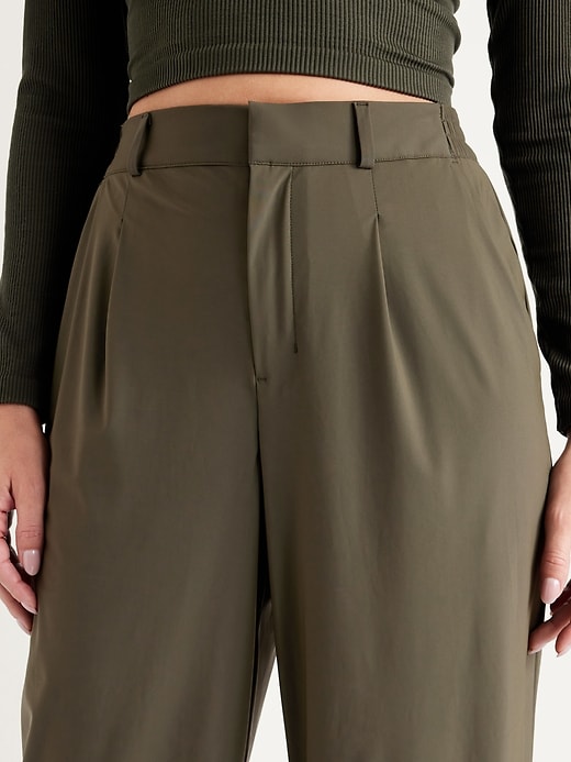 Image number 3 showing, High-Waisted SleekTech Trouser Pants