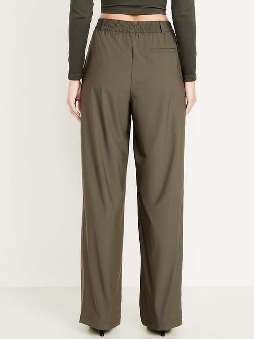 Image number 2 showing, High-Waisted SleekTech Trouser Pants