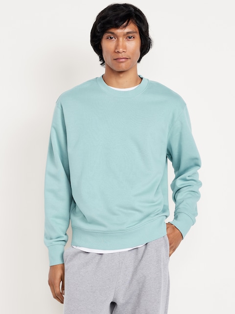 Loose Rotation Crew-Neck Sweatshirt - Geyser