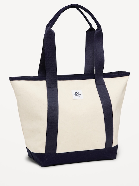 Medium Logo Canvas Tote Bag