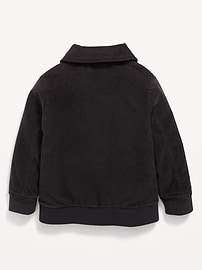 L'image numéro 2 présente Blouson aviateur en velours côtelé brodé à glissière pour tout-petit garçon