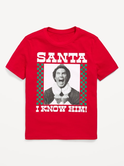 Elf™ Gender-Neutral Graphic T-Shirt for Kids