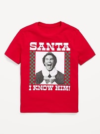 Image number 1 showing, Elf™ Gender-Neutral Graphic T-Shirt for Kids