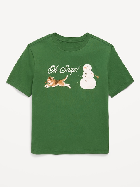 T-shirt à manches courtes à imprimé pour garçon