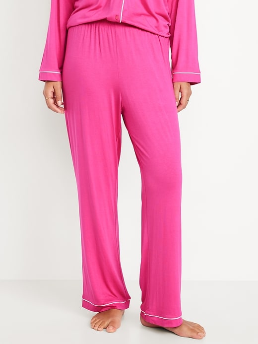 L'image numéro 5 présente Pantalon en tricot de jersey Grasse matinée