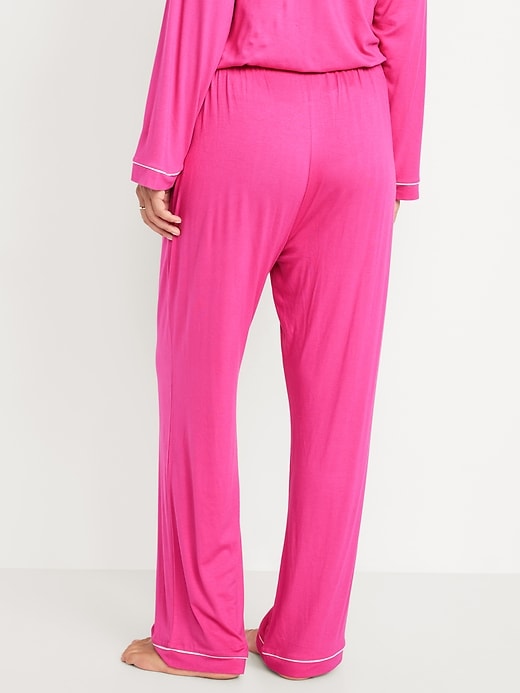 L'image numéro 6 présente Pantalon en tricot de jersey Grasse matinée