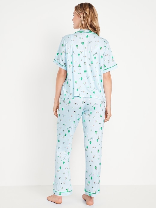 Image number 6 showing, Sunday Sleep Knit Jersey Pant Set