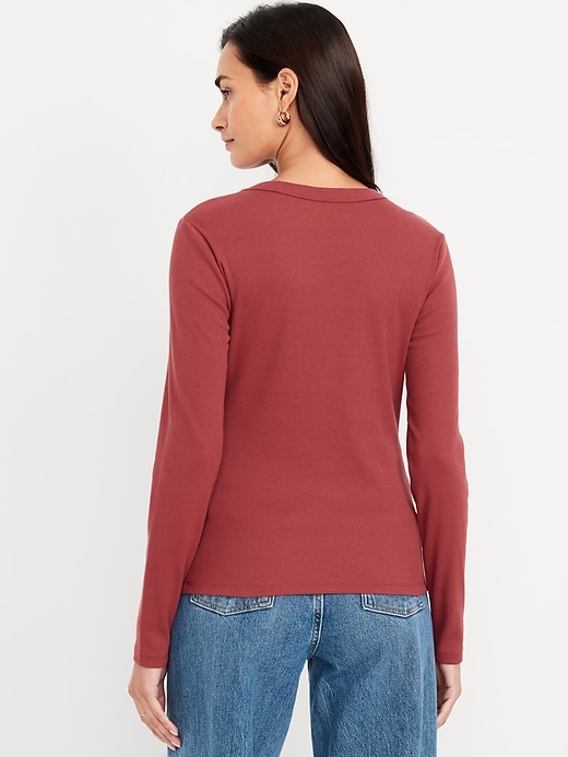 Image number 2 showing, Snug Long-Sleeve Crew-Neck T-Shirt