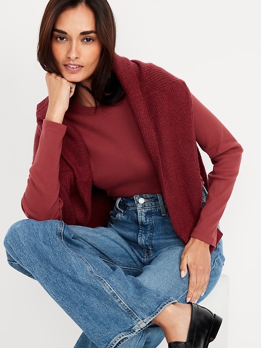 Image number 3 showing, Snug Long-Sleeve Crew-Neck T-Shirt
