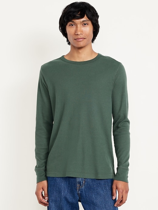 Image number 1 showing, Waffle-Knit T-Shirt